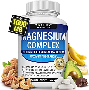 Byenergized™️ Magnesium Complex Supplement 8 Elemental 1000mg